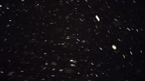 Real snow on a black background 動画素材 34259809