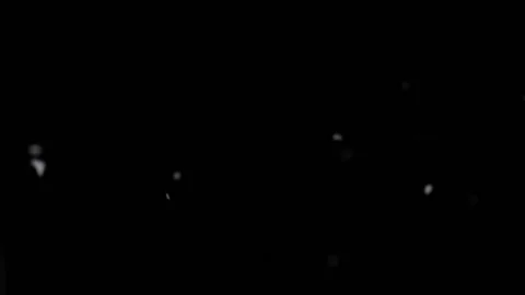 Real snow falling Isolated black Background Video stock 133958782