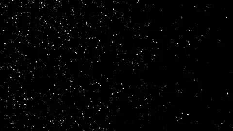 Real Snow, falling snow isolated on black background to be used for composing Stock-Footage 230954739