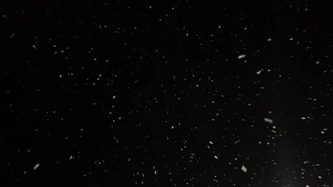 Real snow falls on camera. Falling snow. Heavy snowfall video. Winter fairy tale Stock Footage 207409091