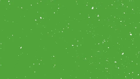 Real snow flakes fall, twist, twirl, green screen Stock Footage