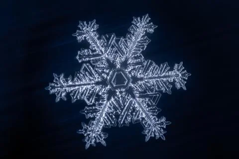 Real snowflake Stock Photos