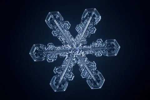 Real snowflake Stock Photos
