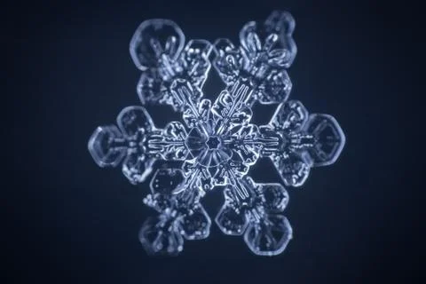 Real snowflake Stock Photos