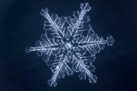 Real snowflake Stock Photos