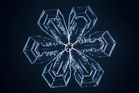 Real snowflake Stock Photos