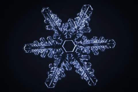 Real snowflake Stock Photos