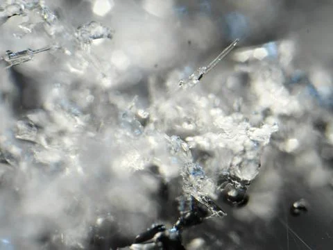 Real snowflake Stock Photos