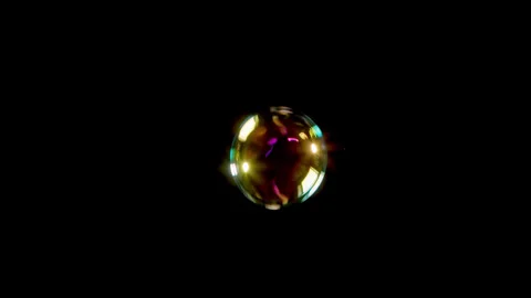 Real Soap Bubble Stabilized Video stock 317768032