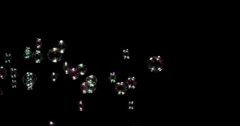 Real Soap Bubbles Moving Left To Right Stock Footage 332562472