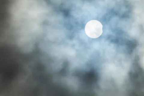 Real solar eclipse background Stock Photos