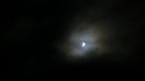 Real solar eclipse view 4k march 20 2015 halloween horror spooky background Stock Footage 49595914