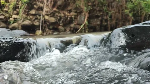 Real Sound of The River Stock Footage 220887200