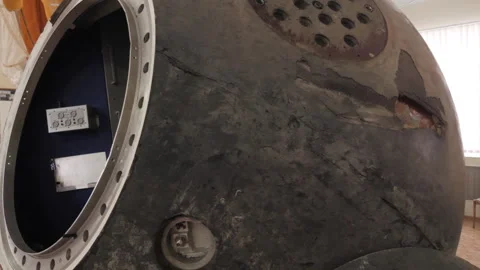Real Space Capsule With Traces Of Use Stock Footage 269323273