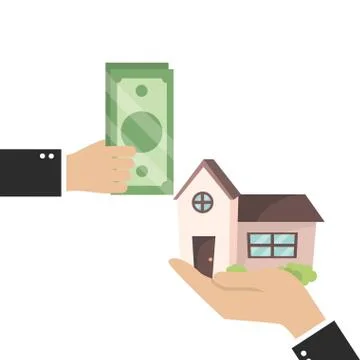 Real state cartoon Stock Illustration