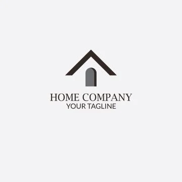 Real State Logo with style Modern Illustrazione stock