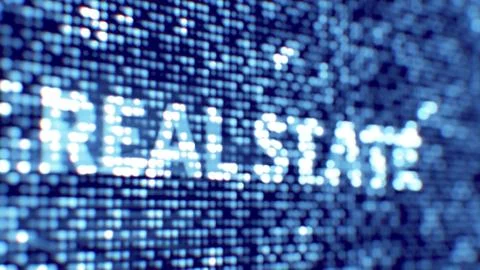 Real state technology 스톡 일러스트