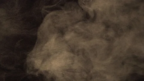 Real steam on a dark background Stock-Footage 121229421
