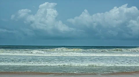 Real Storm Waves 2 Stock Footage 48964569