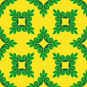 Real Tatar seamless pattern. Islamic floral geometry. Culture of the Tatar .. Stock Illustration