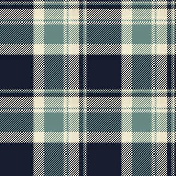 Real textile plaid texture, hipster tartan vector fabric. Flannel seamless .. イラスト素材