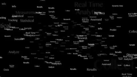 REAL TIME ANALYTICS Keywords Animation, Background, Loop 스톡 동영상 299679906