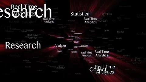 REAL TIME ANALYTICS Keywords Animation, Background, Loop Stockbeeldmateriaal 311028732