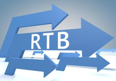 Real time bidding Stock Illustration