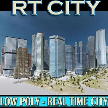 Real time CITY - Los Angeles style 3D Model