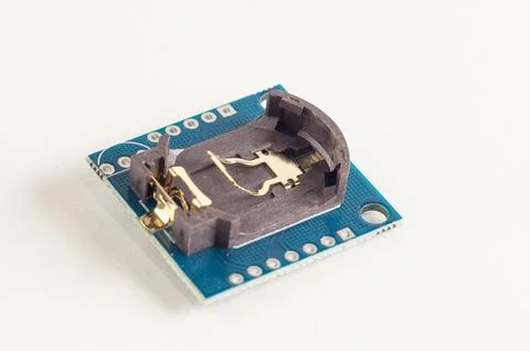 Real Time Clock Module For AVR ARM PIC Tiny RTC I2C modules memory DS1307 Clo Stock Photos