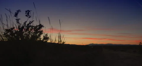 Real Time desert sunset, 4K Stock Footage 136291306