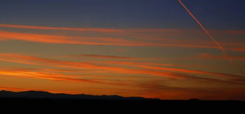 Real Time desert sunset, 4K Stock Footage 136338352