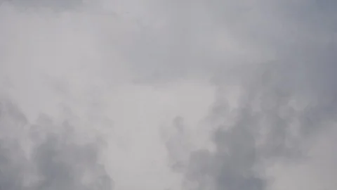 Real time flying grey clouds. Stock Footage 89781916