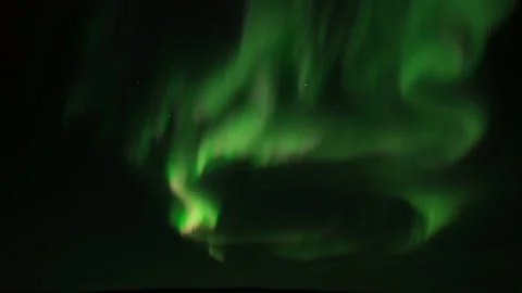 Real time Northern Lights Stock Footage 141152973