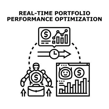 Real time portfolio performance optimization using automation Illustration