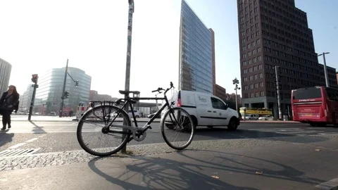 Real time of Potsdamer Platz in Berlin 스톡 동영상 81564806