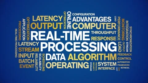 Real-Time Processing animated word cloud,animation tag kinetic typography loop. Stock Footage 308373878