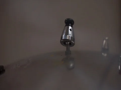 Real time shoot in close up for hot steam from pot Stock Footage 112605267