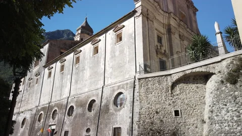 Real-time shot of the co-cathedral basilica of St. Mary of Peace Stock Footage 219630885