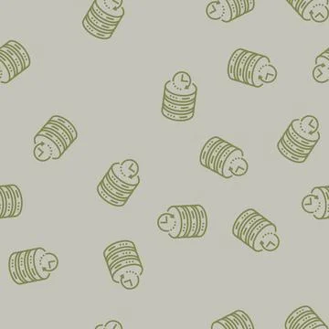 Real time stream big data line seamless pattern Stock Illustration