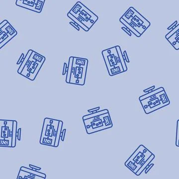 Real time stream line vector seamless pattern Stock Illustration