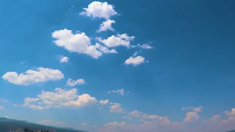 Real Time Timelapse HD Video of Clouds Stockbeeldmateriaal 304222222