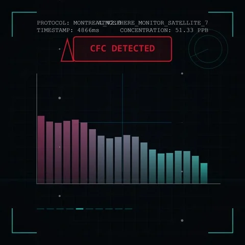 Real-time visualization of air pollutant detection and environmental monito.. Stock Footage 344777877