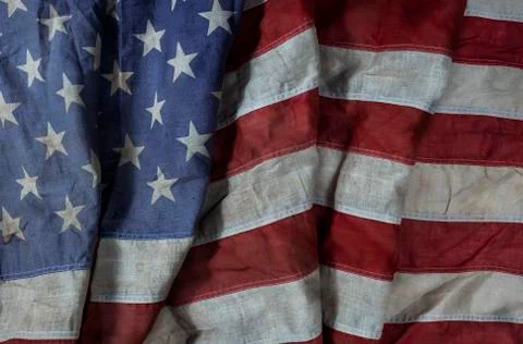 Real U.S. flag Stock Photos