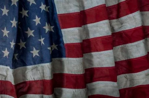 Real U.S. flag Stock Photos