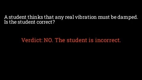 A real vibration that keeps constant amplitude forever Видео 338446266