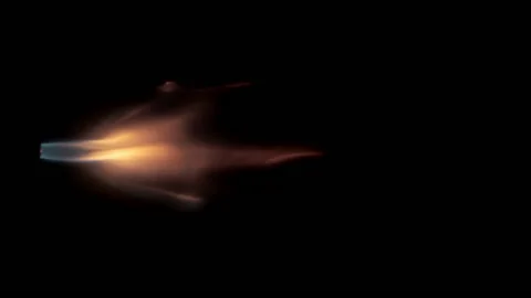 Real Welder Torch Flame Hits On Metal Video stock 233100464