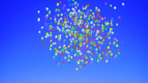 Real Wind Balloon Vídeo Stock 332500744