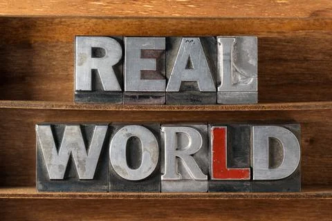 Real world tray Foto stock