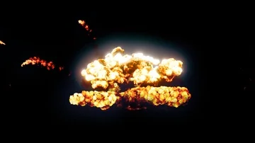 Realastic Exploation Stock Footage 86093075